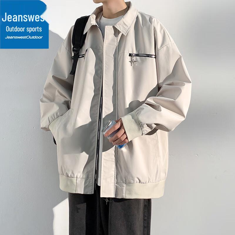 Jeanswest Men's Casual Outdoor Lapel Jacket