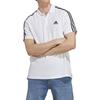 adidas Polo Shirts Men's White Polo Collar Moderate Straight Fit IC9312