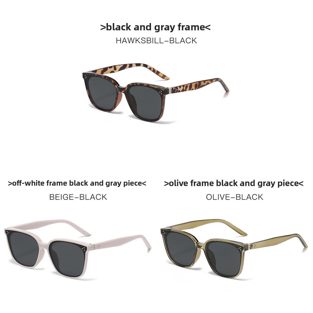 Minimalist Square Sunglasses With Uv Protection For Fashionable Driving And Travel