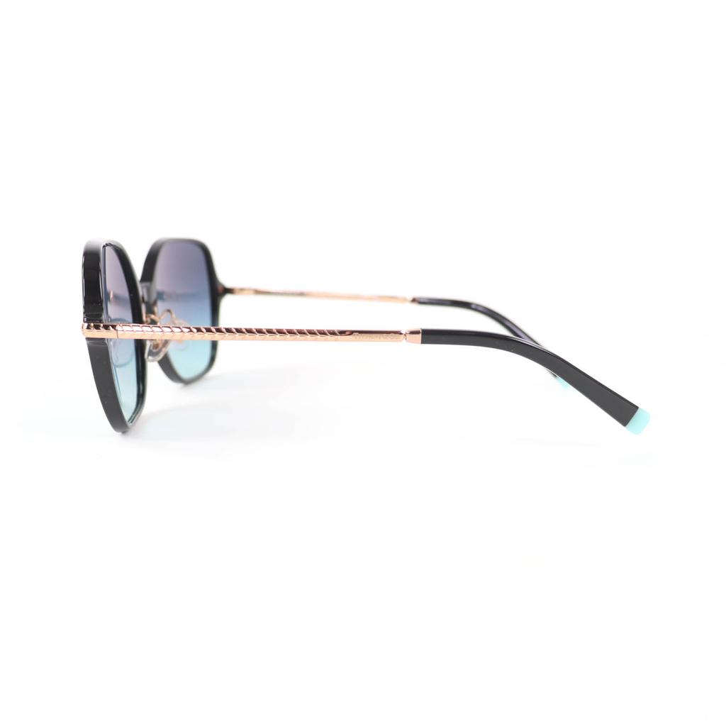Geweldige TIFFANY&Co. zonnebril Vierkant Bril zwart Dames TF4191-F Gebruikt