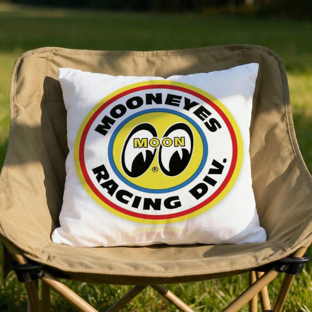 Cute Cartoon MMooneyes Cushion Cover Soft Reversible Durable Pillow Cover MultiScene Use for Home Car Daily Comfort