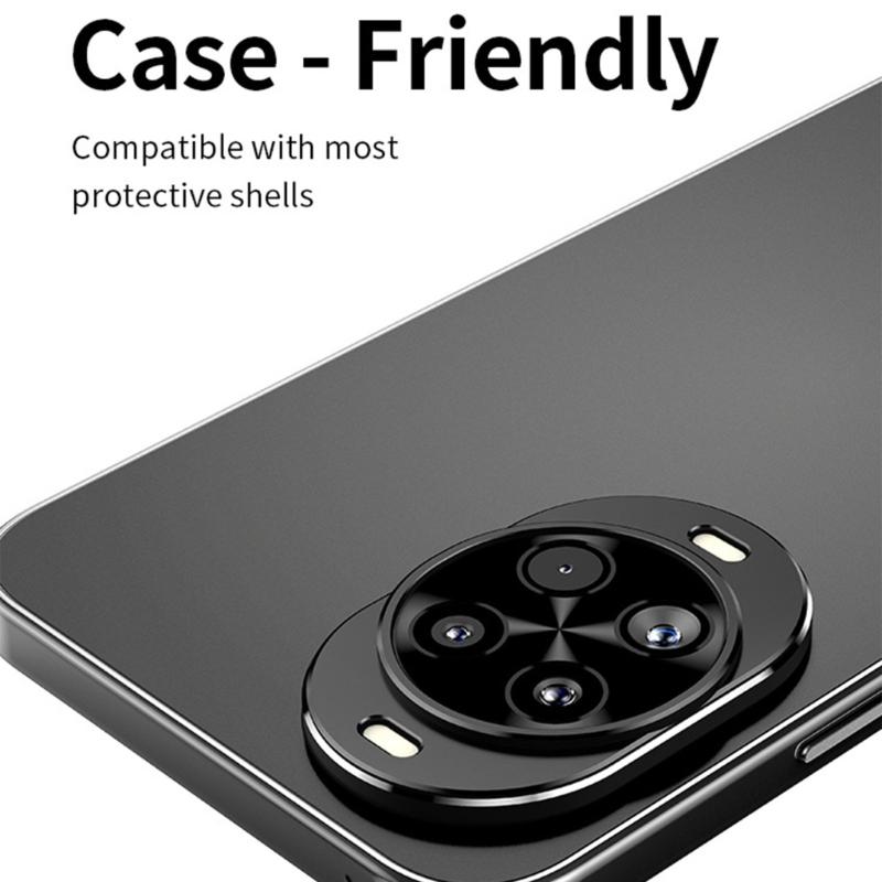 Hollowed Out Structure Reinforced Metal Camera Protector Suitable For Mobile Devices Dustproof Design Scratch Resistant