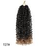 Capelli da Crochet Yanky Twist Pre-Torsadati Ricci Piccoli e Vivaci Capelli Sintetici per Treccine 24 Ciocche/Confezione Estensioni Capelli Leggere