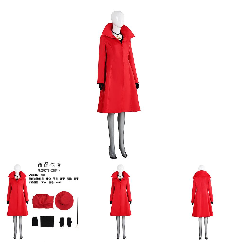 Carmen Sandiego Cosplay Santa Costume With Polyester Blend For Holiday Parties