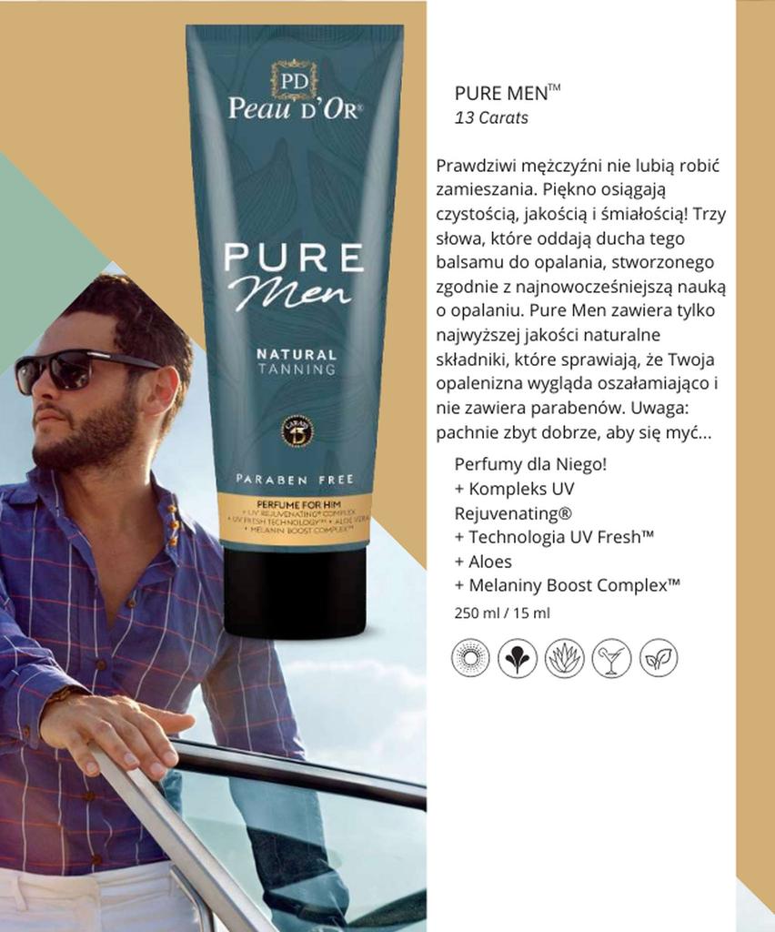 Peau d'or Pure Men for sunbathing 250ml