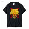 Christian Cage ha ingannato tutti Maglietta Ufficiale AEW Rossa e Gialla manica lunga o corta vintage Lavata uomo Morbida Casual