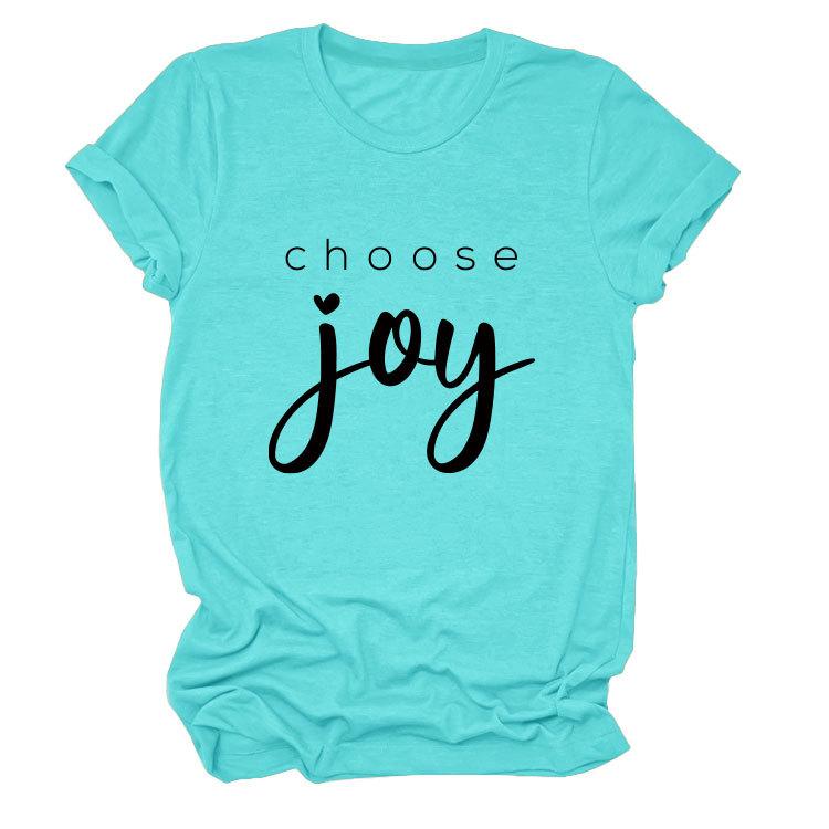 Simple casual temperament versatile women's round neck short-sleeved T-shirt base