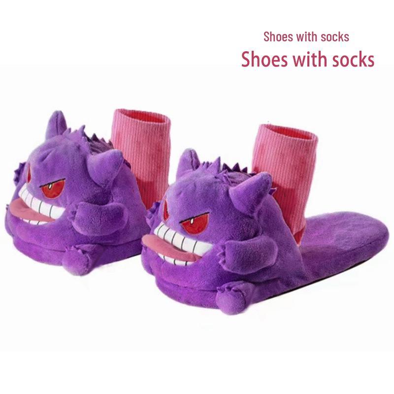 Chinelos de Inverno para Interior para Crianças - Pokémon Snorlax, Squirtle, Eevee