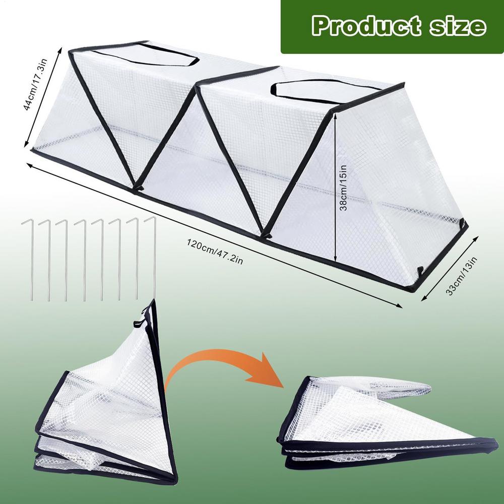 Дышащие водонепроницаемые зимние защитные от заморозков колпаки для растений, чехлы для защиты растений от холода на открытом воздухе