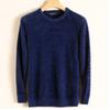 Autumn and Winter Korean Version Simple Solid Color Versatile Round Neck Long Sleeved Loose Casual Oversize Mink Sweater