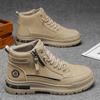 High-top Martin boots autumn new breathable shoes non-slip and wear-resistant sports labor insurance shoes