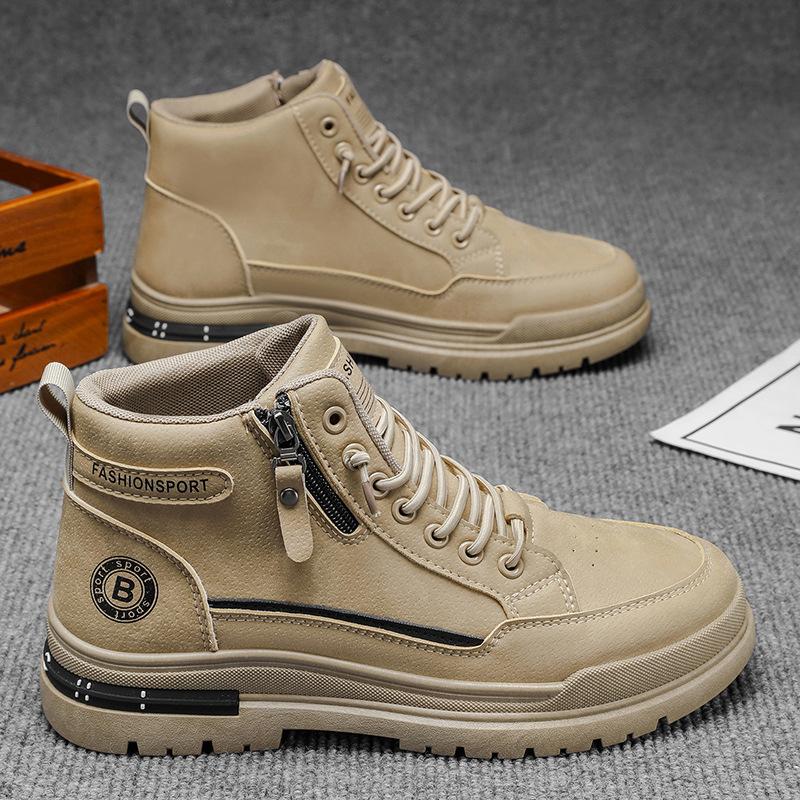 High-top Martin boots autumn new breathable shoes non-slip and wear-resistant sports labor insurance shoes