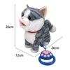 Elektrische Katzenfigur Niedliches Neuheit Kuscheltier Plüschtier für Schlafenszeit-Freund Feiertagsparty-Mitgebsel Kinder Kleinkind Spielzeug Geburtstagsgeschenk