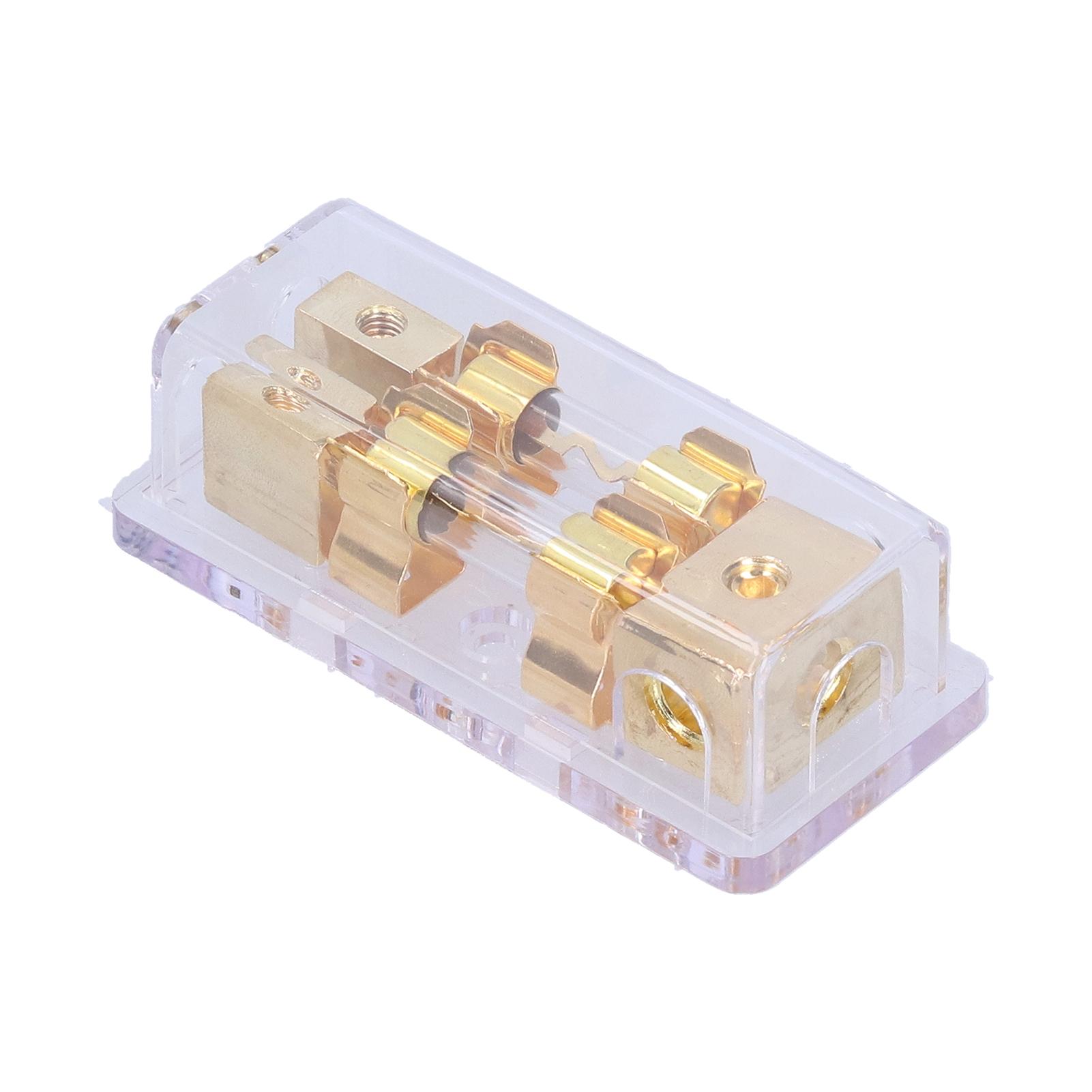 

1x0GA Вход 2x4GA Выход Блок распределения питания Держатель предохранителей Электрическая защита для автомобильной стереосистемы