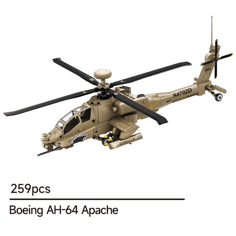 

Военные 255 деталей AH-64 Apache Вертолеты Модель Строительные Блоки Набор Кирпичей Сборка Вертолетов Комплекты Игрушки Для Детей Мальчиков Подарки