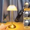 Tafellamp Aanraaksensor Kristal Oplaadbaar LED Diamant Tafellampen Dimbaar Metaal Snoerloos Kleine Lamp voor Bedzijde Slaapkamer Decor