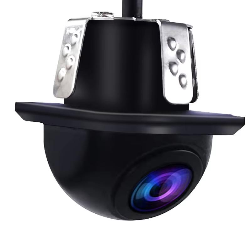 HD AHD Three-Switch CCD Fisheye Car Backup Camera Wide Angle Small Straw Hat Design Waterproof 1-Year Easy Reversing HD Night (as the picture,170°&1280*720)