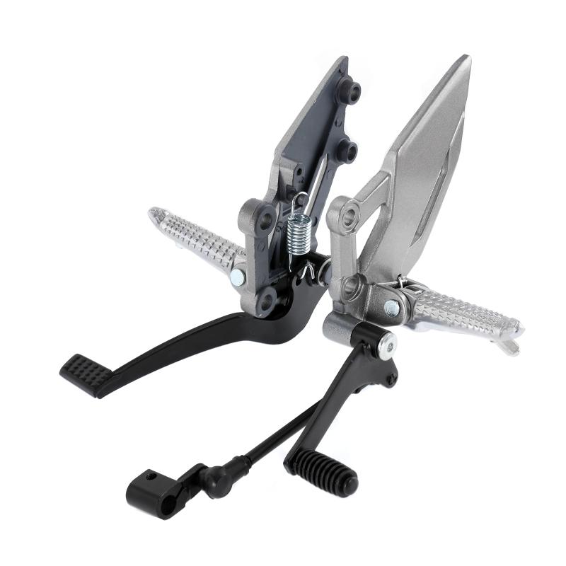 2 ks Řazení motocyklového pedálu Řadicí páka motocyklu Přední sada nožní držák Držák nožní opěrky pedál