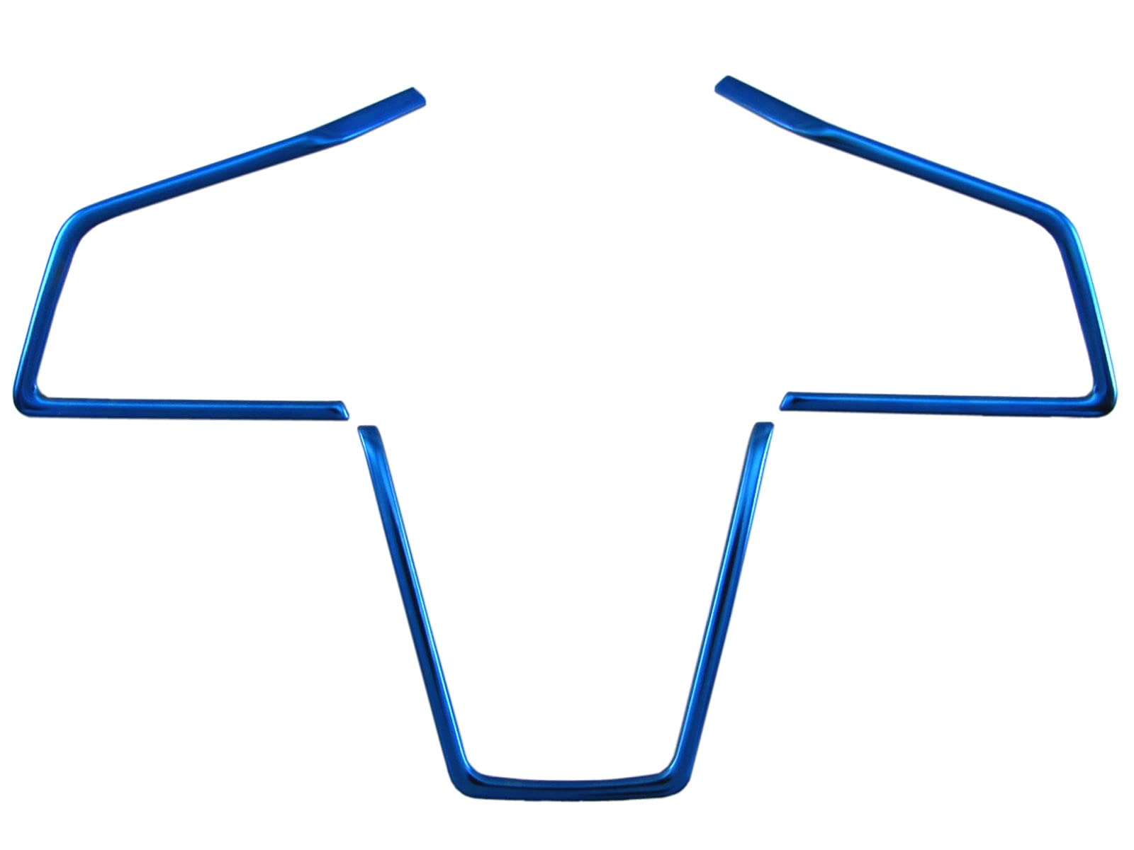 BRIGHTZ Stainless Steel Steering Spoke Molding for Levorg VN5 (3-Piece Blue) [INT-ETC-546]