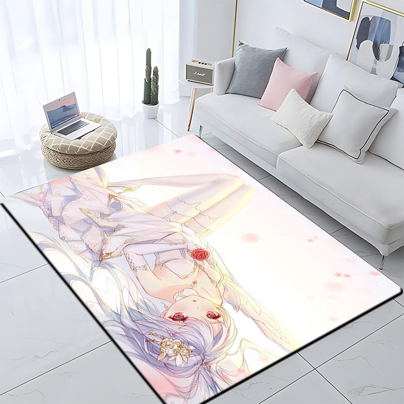 Sexy Girls Printed Carpet Living Room Home Decor Sofa Table Rug Anti Slip Chair Cushion Lounge Mat Large Rug Picnic Camping Yoga
