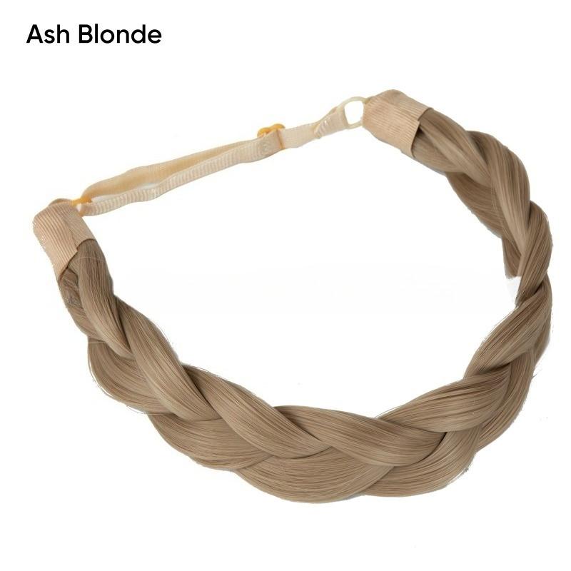 

High Temperature Silk Wig Female Hand-woven Headdress Natural Hair Braid Fishbone Braid Twist Braid