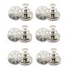 6pcs-Adjustable detachable jeans button Sew free vintage metal button garment button accessory I-button