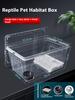 Reptile Terrarium Box Snake Spider Gecko Frog Lizard Turtle Insect Breeding Case Pet Supplies Habitat Tank