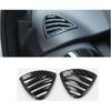 Compatible with Nissan Kicks 2017 2018 2019-2021 ABS Air Conditioning Outlet Vent Cover Trim Interior Frame Stickers Car Styling Accessories(Carbon