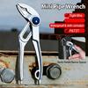 Small Size Heavy Duty Pipe Turning Wrench Carbon Steel Multiple Purpose Pipe Spanner Design for Various Pipe Diameters
