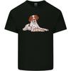 A Epagneul Breton Dog Unisexs Light Cotton Tshirt