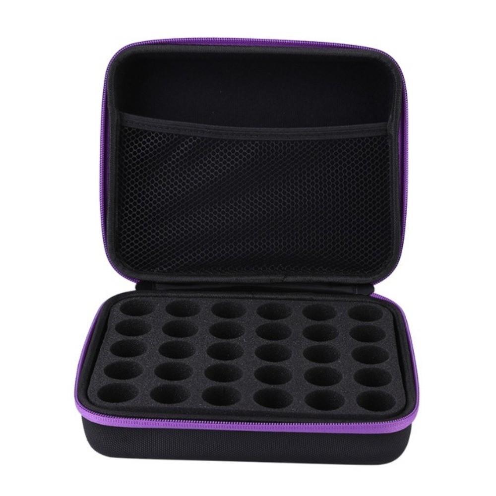 Portable Essential Oils Carrying Case Hard Shell 30 Slots Essential Oil Organizer Bag 15ml Bottles EVA Nail Polish Storage Bag