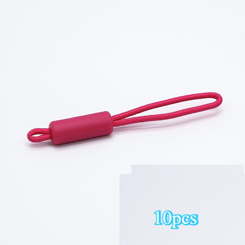 10PCS Long Handle Zipper Pullers Zipper Slider Extension Rope Garment Bag Zipper Repair Tools DIY Sewing Supplies