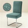 1PC Stretch Dining Chair Covers High Back Waterproof Textured Jacquard Fabric Parsons Chair Slipcover Thick Chair Protector