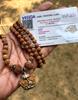LAB CERTIFIED 1 Mukhi RUDRAKSHA Rudraksh Kavach Mala Rosary 108+2+1 Prayer Beads Lord Shivas Rosary Jaap Mala Yoga Prayer Healing Meditation