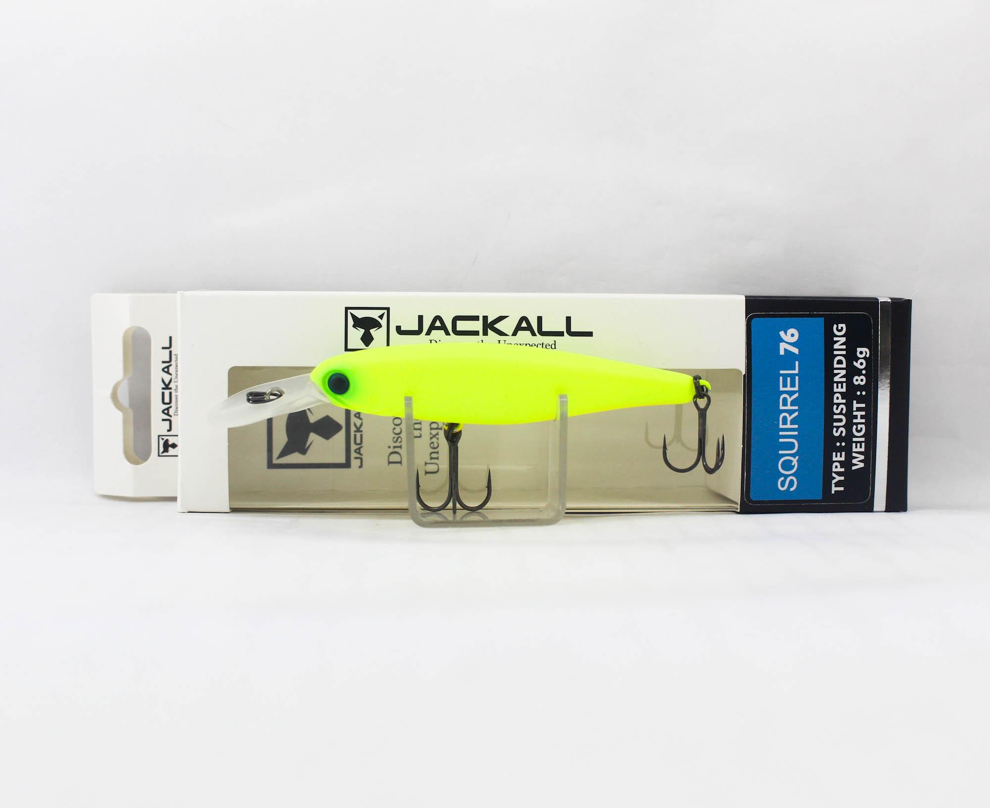 Jackall Squirrel 76SP Воблер-суспендер Матовый Чарт (9852)