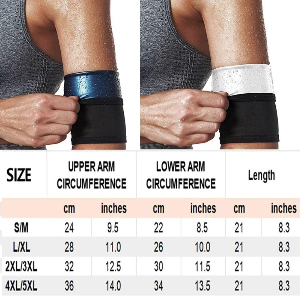 Arm Sweat Bands Arm Trimmers Anti Cellulite Armband Compression Sleeve Sweat Bands