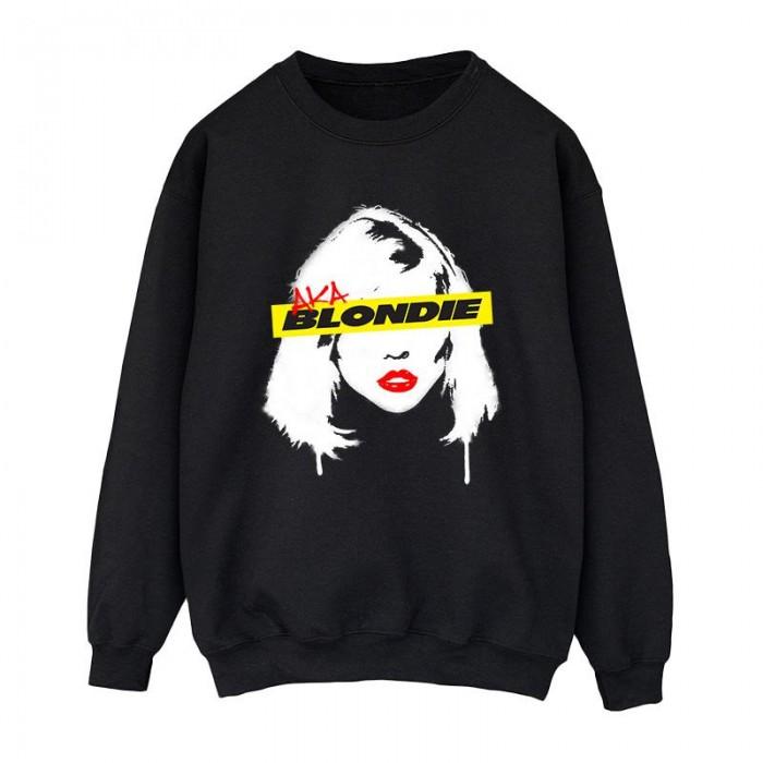 Blondie Sweatshirt mit Graffiti-Motiv für Damen
