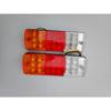 1/2PC 12-72V Car LED Tail Light Kits 12V 24V Rear Turn Signal Lamp For RV Camper Trailer Truck Stop Light Boat Lighting