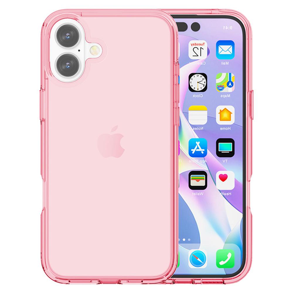 For iPhone 17 Case PC+TPU Shockproof Clear Phone Cover
