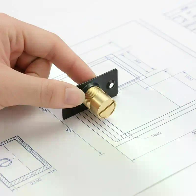 Invisible Magnetic Door Catch Adjustable Strong Magnetic Door Stopper For Hidden Door Cabinet Closet Furniture Hardware