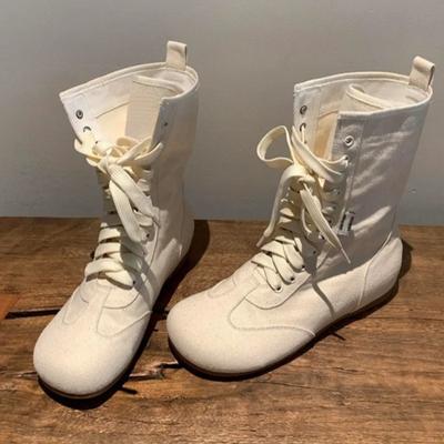 Ankle Boots Women Sneaker Flats Casual Shoes Sport Woman Autumn 2024 Trend Designer Cowboy Canvas Shoes Suede Snow Botas Mujer