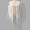 Elegant Bridal Lace Triangle Shawl for Bridesmaids and Evening Gowns