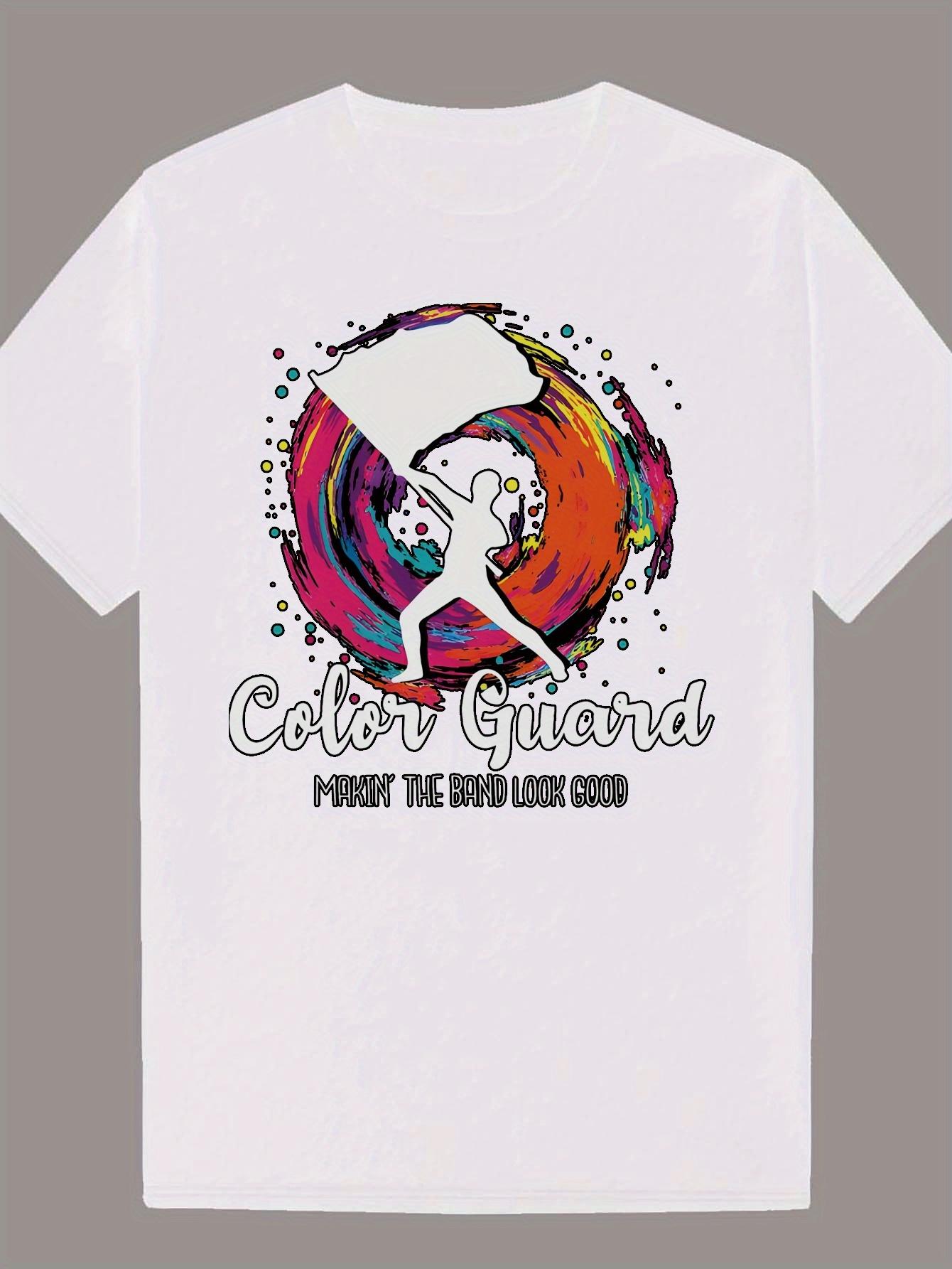 Graphic T-shirt - Color Guard Design with  Unity Through Unity Group  Slogan XXXXL