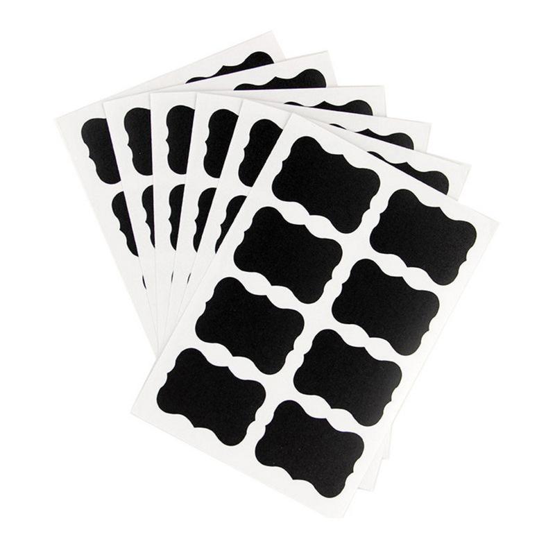 Chalkboard Labels for Jars, Erasable and Reusable Waterproof Blackboard Stickers for Decorating Jars, Pantry, Home and Office