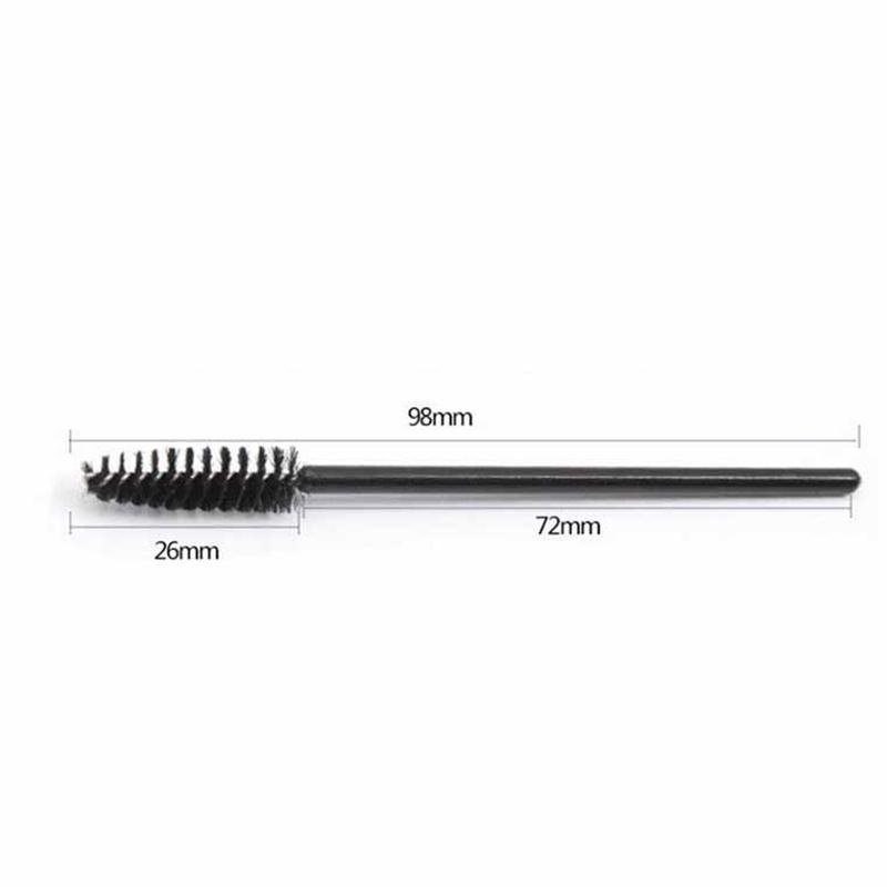 50Pcs Disposable Eyelash Spiral Brush Eyebrow Brush Eyelash Extension Comb Make Up Tool Travel Business Portable