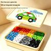 3D Insertable Mushroom Pegs: Children's Creative DIY Puzzle for Concentration and Fun.