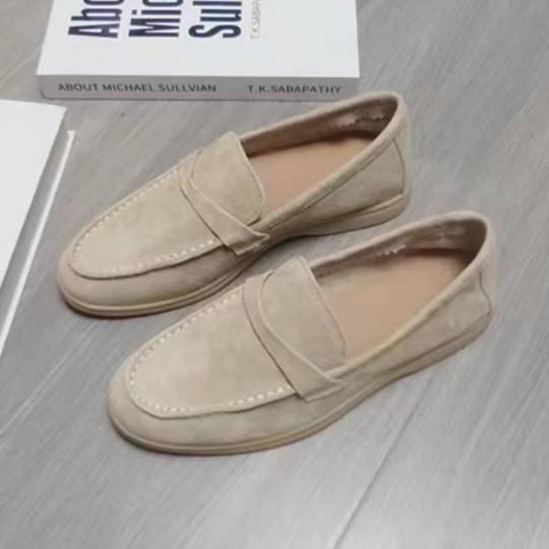 Women's Suede Loafers: Spring To Autumn Slip-on Flats In Plus Sizes