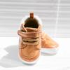 Winter Autumn Boys' Cozy Cotton Shoes - Solid Color, Plus Velvet, Soft Sole Baby Shoes