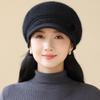 Women Winter Hat Plush Fur Lined Warm Cap For Women Casual Rabbit Fur Blend Streetwear Outdoor Fashion Knitted Hat