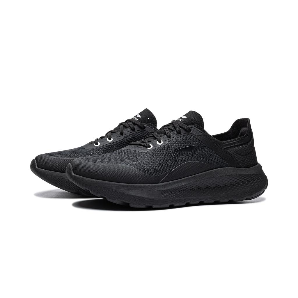 Li Ning Yun Yi Niedrige Freizeitschuhe Herren Nachtschwarz AGLW053-2